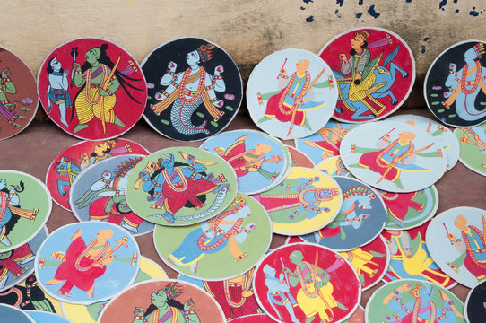 Dashavatara Cards, Artwork, Bishnupur, India