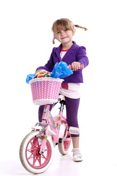 bambina bici