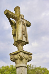 Stone cross in Galicia