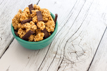 Cereals with chocolate