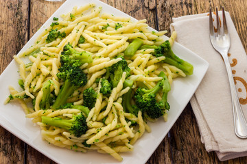 Trofie with broccoli