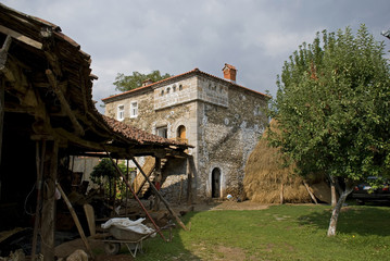 Fototapeta na wymiar Kulla house, Dranoc, Kosovo