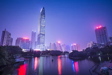 Foto op Plexiglas Shenzhen, China at Lizhi Park © SeanPavonePhoto