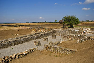 Obraz premium Roman ruins, Ulpiana, Kosovo