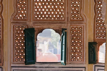 Kissenbezug Hawa Mahal is a palace in Jaipur, India © OlegD