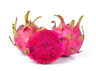 dragon fruit isolated on white background