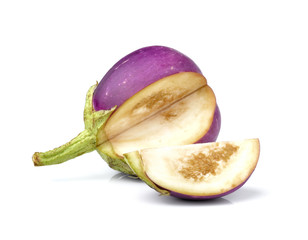 eggplant isolated on white background