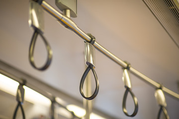 Subway train handle