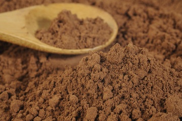 Cocoa powder background