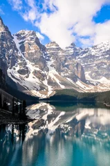 Wandaufkleber Moraine Lake, Rocky Mountains, Kanada © Noradoa