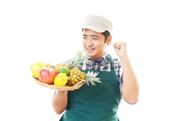 笑顔のウェイター