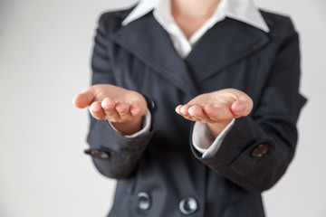 Woman balancing work and private life