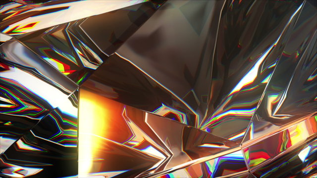 4k close-up slowly rotating diamond, beautiful background.loop