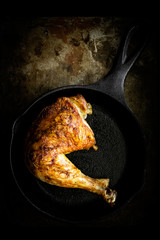 roasted chicken leg