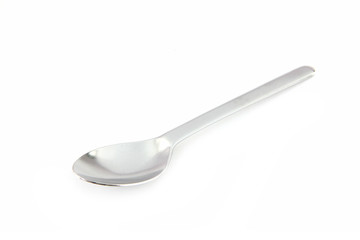 Stainless steel spoon.