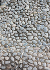 surface of corridor stone in the garden.