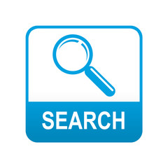 Etiqueta tipo app azul SEARCH