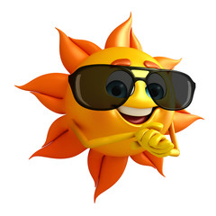 Sun Character With Sun glasses