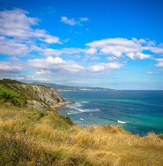Cliffs in Urrugne, Euskal Herria, France