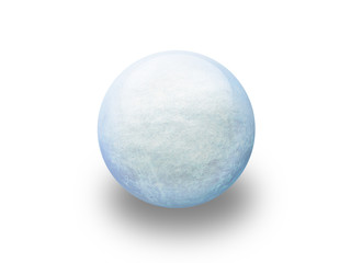 Boule de noël givrée