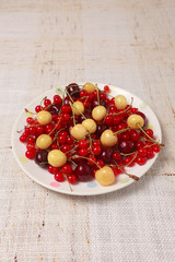 Mixed  berries in bowl