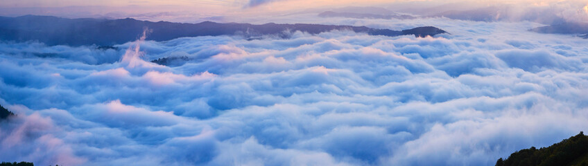 clouds and fog
