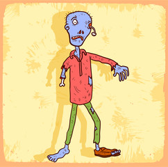 halloween cartoon zombi