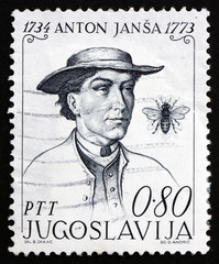 Postage stamp Yugoslavia 1973 Anton Jansa, Teacher