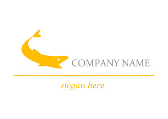 Logo with fish.