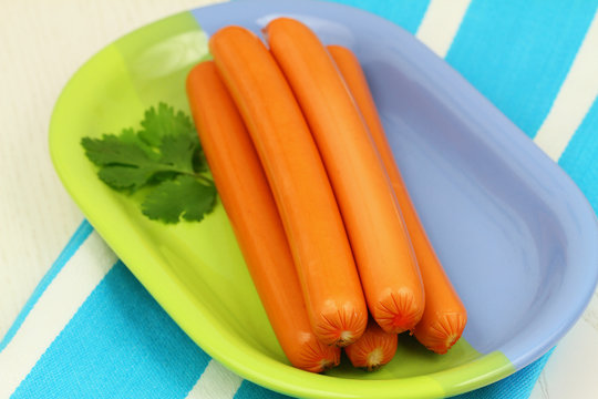 Pork sausages
