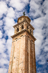 Fototapeta na wymiar Historic tower in Venice