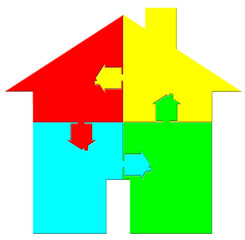 logo maison puzzle