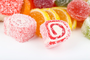 Testy jelly candies close up