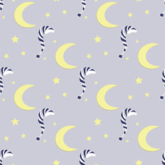 Obraz na płótnie Canvas night vector pattern