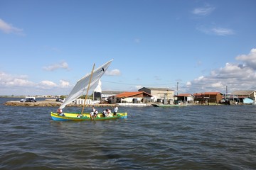 voilier ancien, vieux gréement, bassin d'arcachon