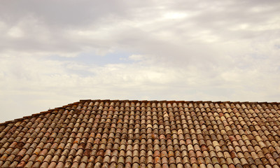 Italienische Dachziegel