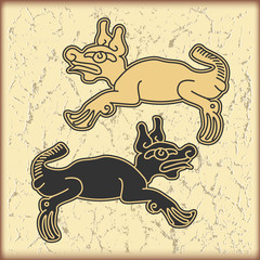 Ornament in style of the Maya