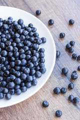 blueberries in a bowl