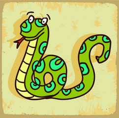 cartoon snake illustration
