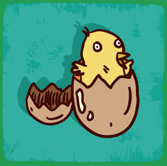 cartoon egg illustration