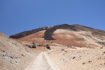 Tenerife, restes d'une coulée de lave sous le Teide © odjectif