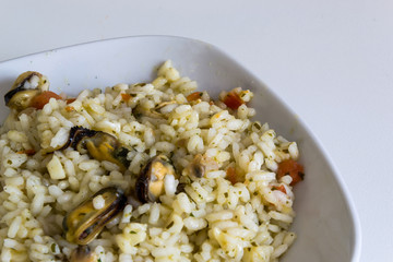 seafood risotto