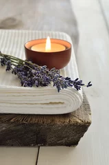 Foto op Plexiglas Lavender aroma theraphy © fortyforks
