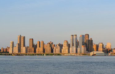 Fototapeta na wymiar New York City Manhattan midtown skyline panorama