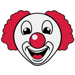 Clown lachen lustig
