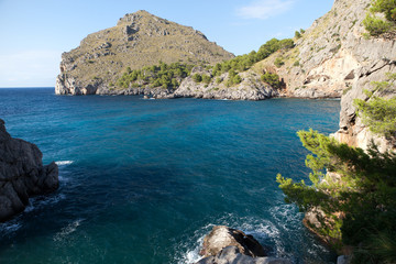 Torrent de Pareis - Sa Calobra bay in Majorca Spain