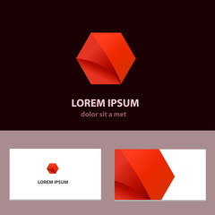 Abstract vector logo design template