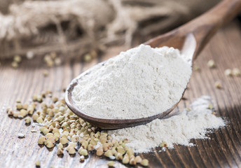 Heap of Buckwheat Flour