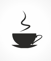 The cup of coffee