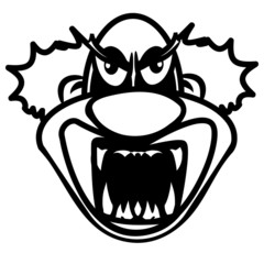 Clown böse agro cool